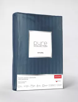 Pościel Satyna Baw. Denim /180/ Pure