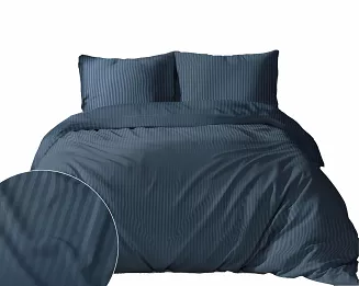 Pościel Satyna Baw. Denim /180/ Pure