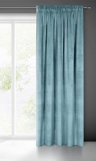 Zasłona gotowa na taśmie MELANIE 140x270 Eurofirany ciemny niebieski