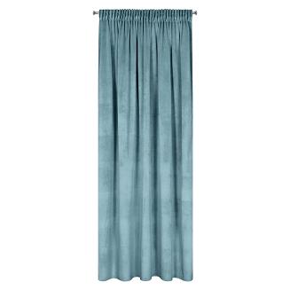 Zasłona gotowa na taśmie MELANIE 140x270 Eurofirany ciemny niebieski