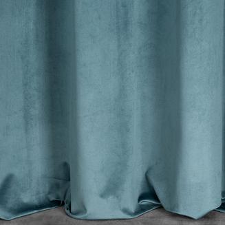 Zasłona gotowa na taśmie MELANIE 140x270 Eurofirany ciemny niebieski