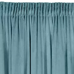 Zasłona gotowa na taśmie MELANIE 140x270 Eurofirany ciemny niebieski