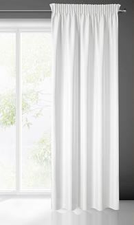 Zasłona gotowa na taśmie RITA 140x270 Eurofirany biały