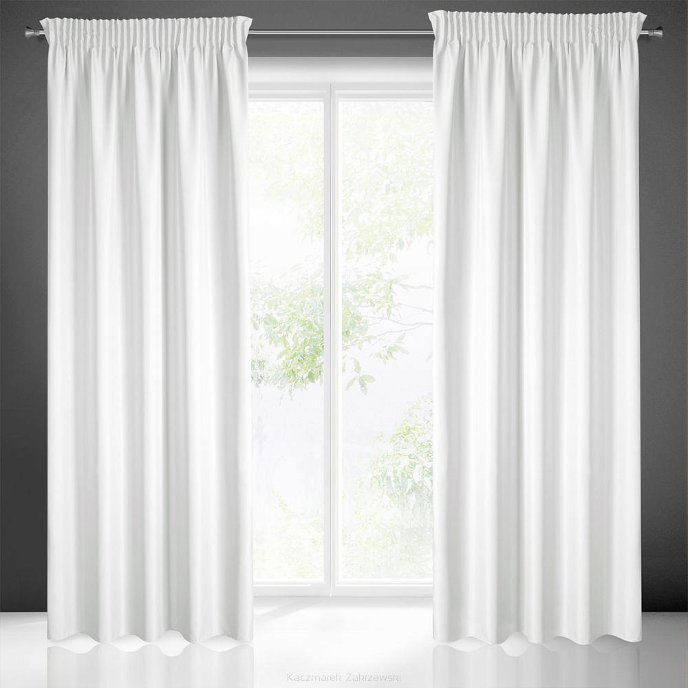 Zasłona gotowa na taśmie RITA 140x270 Eurofirany biały