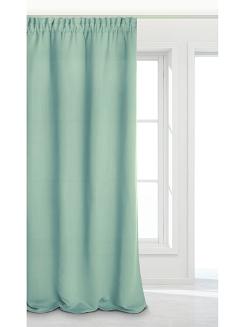 Błękitno Miętowa  Zasłona Zaciemniająca Na Taśmie Blackout 140x270 HOLD