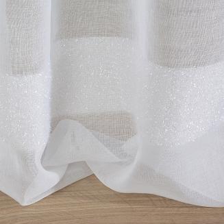 Firana gotowa na przelotkach EFIL 140x250 Eurofirany biały