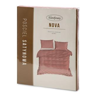 Pościel satynowa NOVA3 140x200 Eurofirany różowy