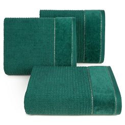 Ręcznik bawełniany GLORY2 50x90 Eurofirany butelkowy zielony