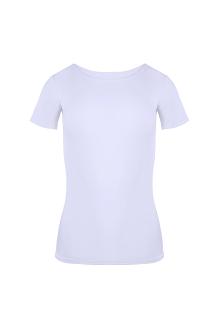 Bluzka damska z krótkim rękawem CARLA kolor: lawenda