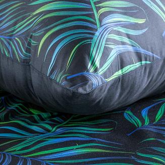 Pościel bawełniana PALMS 160x200 Design91 czarny