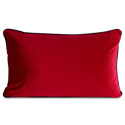 Poszewka dekoracyjna z wypełnieniem GAJA3 30x50 Eurofirany czerwona z lamówką