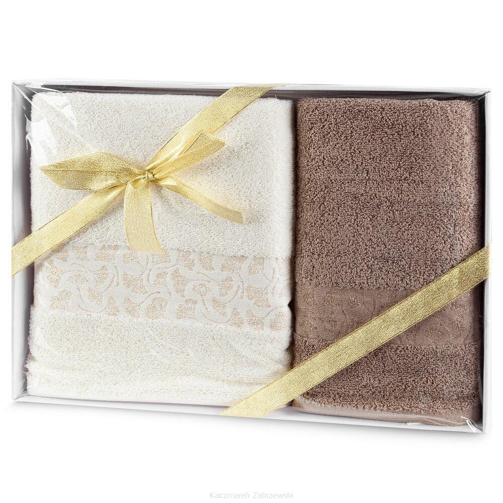 Komplet ręczników 70X140 Eurofirany kremowy