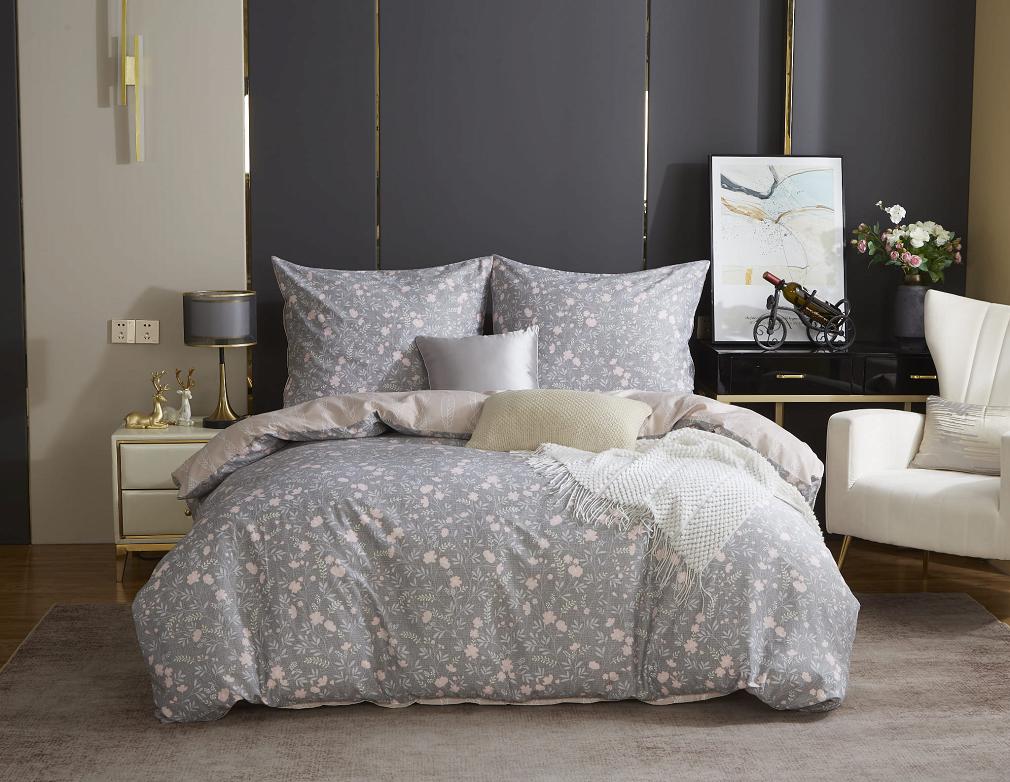 Pościel w Kwiaty Satyna Bawełniana 220x200 S025