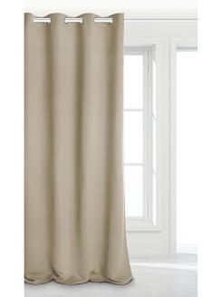 beżowa zasłona zaciemniająca blackout 140x250 hold