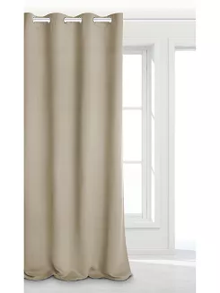 beżowa zasłona zaciemniająca blackout 140x250 hold