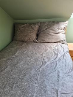 Pościel satynowa 160x200 beżowa czarna ornamenty paisley