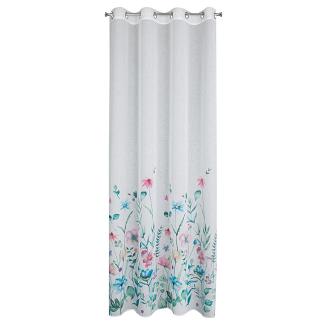 Zasłona gotowa na przelotkach LILIAN 140x250 Eurofirany biały