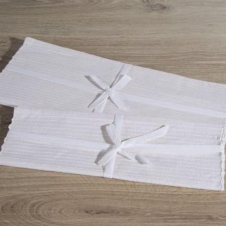 Obrus dekoracyjny MADLEN 40x140 Eurofirany biały