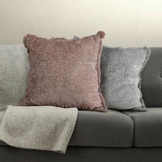 Poszewka dekoracyjna ADIA 45x45 Eurofirany pudrowy