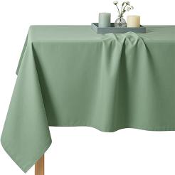 Obrus plamoodporny GAIA 140x180 ogrodowy wodoodporny szałwiowy