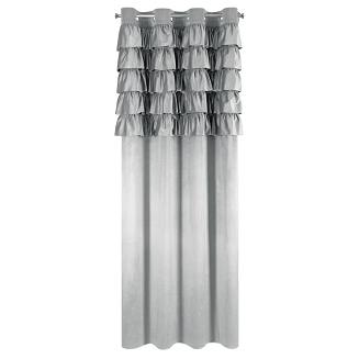 Zasłona gotowa na przelotkach AURA 140x250 Eurofirany srebrny