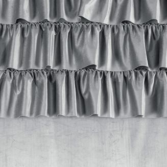 Zasłona gotowa na przelotkach AURA 140x250 Eurofirany srebrny