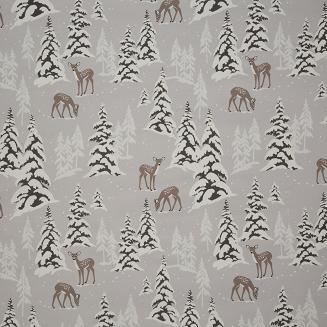 Komplet pościeli świąteczny MALMO 220x200 Eurofirany beżowy