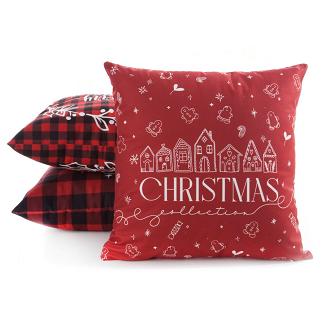 Poszewka dekoracyjna świąteczna 45x45 Eurofirany czerwony