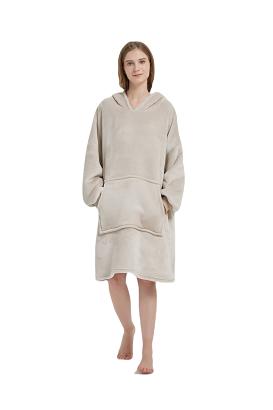 Kocobluza z kapturem Sherpa HOODIE beżowa