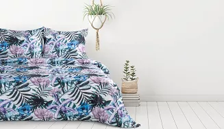 Pościel bawełniana MALIBU 160x200 Design91 biały