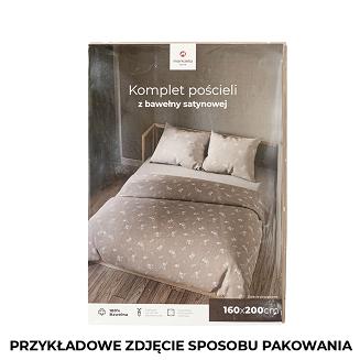 VELORA Komplet pościeli z bawełny satynowej 220x200cm 100105/SAT/000/220200/1