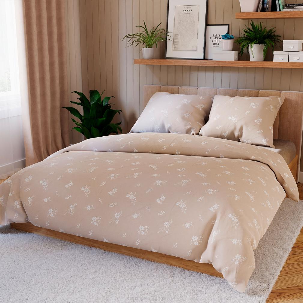 VELORA Komplet pościeli z bawełny satynowej 220x200cm 100105/SAT/000/220200/1