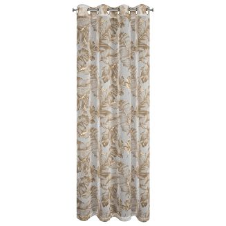 Zasłona gotowa na przelotkach LAYLA 140x250 Eurofirany beżowy