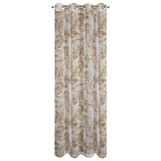 Zasłona gotowa na przelotkach LAYLA 140x250 Eurofirany beżowy