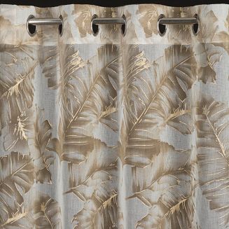 Zasłona gotowa na przelotkach LAYLA 140x250 Eurofirany beżowy