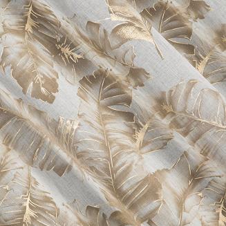 Zasłona gotowa na przelotkach LAYLA 140x250 Eurofirany beżowy