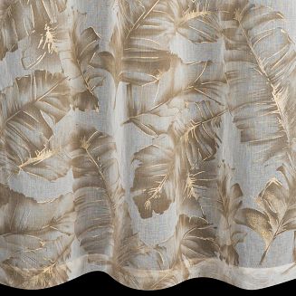 Zasłona gotowa na przelotkach LAYLA 140x250 Eurofirany beżowy