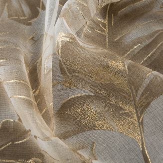 Zasłona gotowa na przelotkach LAYLA 140x250 Eurofirany beżowy