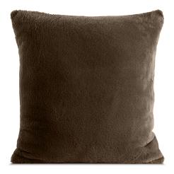 Poszewka dekoracyjna NINA 45x45 Eurofirany ciemnobrązowy