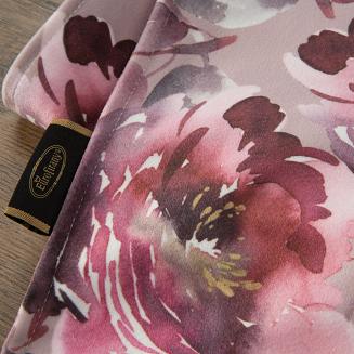 Obrus dekoracyjny VELVET 35x180 Eurofirany pudrowy