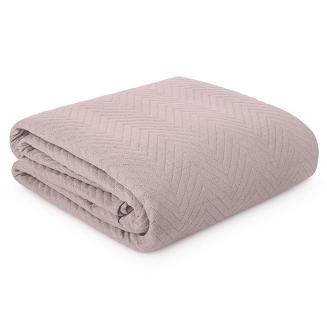 Narzuta dekoracyjna LEN 200x220 różowy