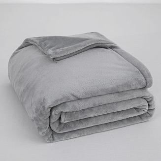 Pościel z mikrofibry MIŚ Cozy 160x200 szara