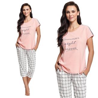 Piżama damska LUNA kod 588 morelowa