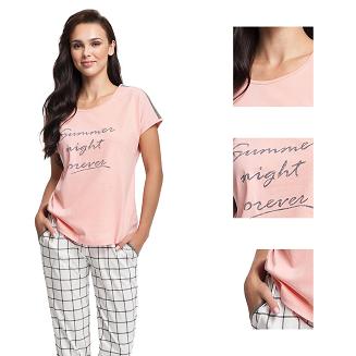 Piżama damska LUNA kod 588 morelowa