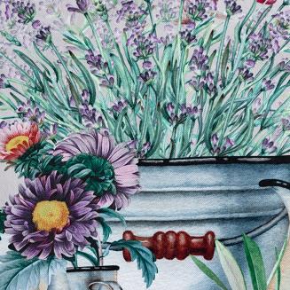 Obrus dekoracyjny SUMMER1 140x180180 Eurofirany beżowy