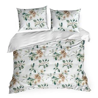 Pościel bawełniana NIKOLA 160x200 Eurofirany biały