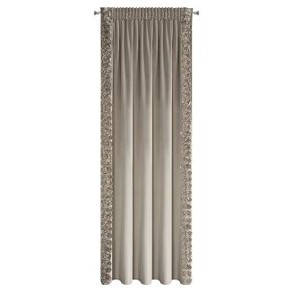 Zasłona gotowa na taśmie ROSES 140x270 Eva Minge Eurofirany beżowy