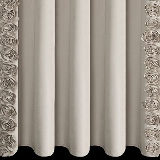 Zasłona gotowa na taśmie ROSES 140x270 Eva Minge Eurofirany beżowy