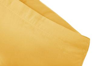 Pościel bawełniana SIMPLY 140x200 musztardowa