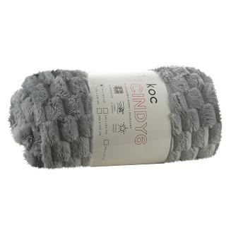 Koc narzuta CINDY6 Design91 srebrny